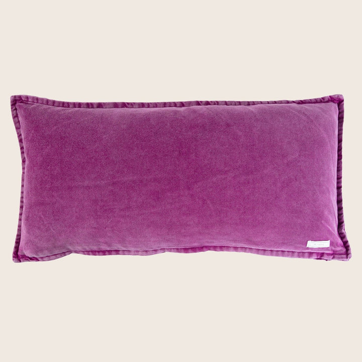 Pip Washed Velvet Toumaline Pillow