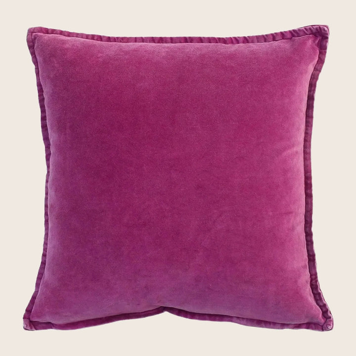 Pip Washed Velvet Toumaline Pillow