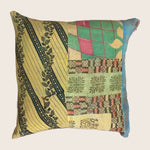 Vintage Garden Patch Kantha Pillow
