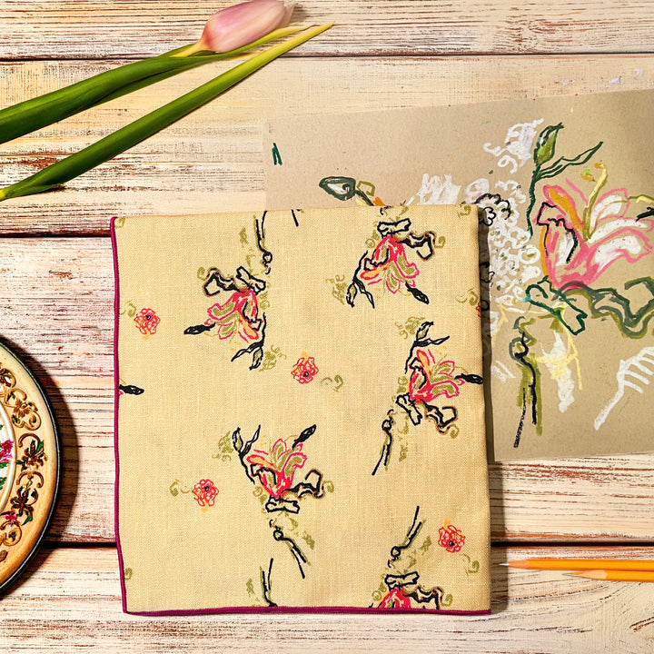 Honey Floral Napkin