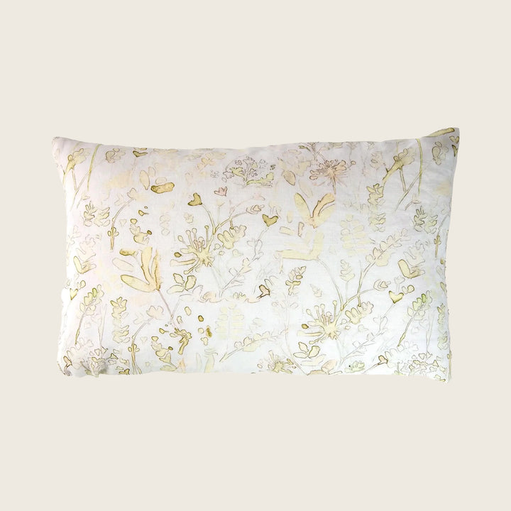 Ghost Print Linen Pillow