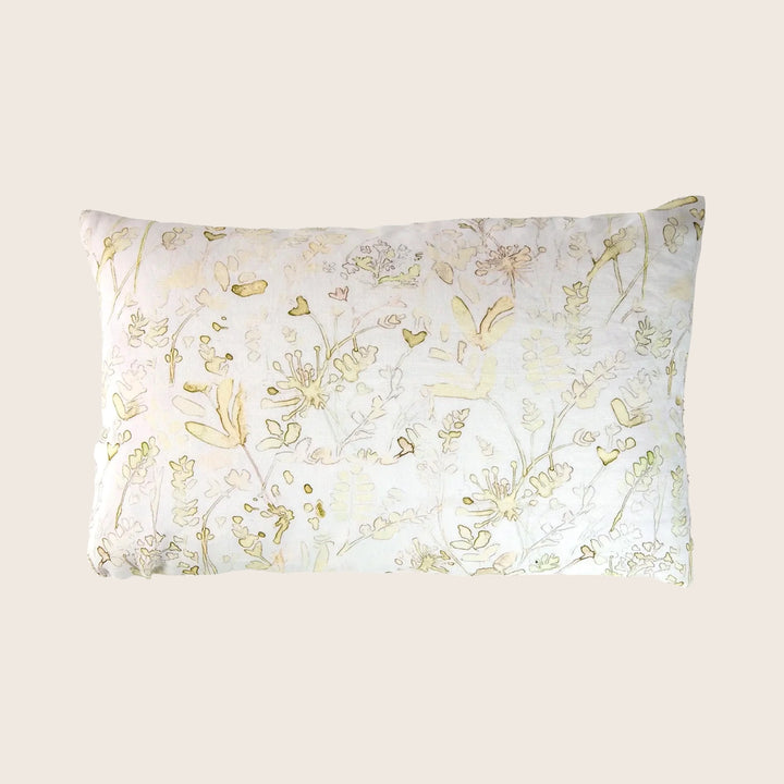Ghost Print Linen Pillow