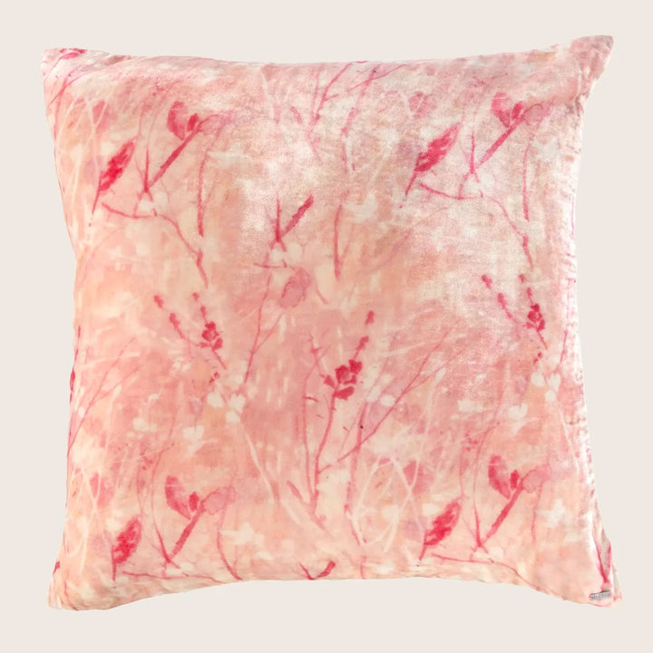 Ghost Print Silk Velvet Pillow