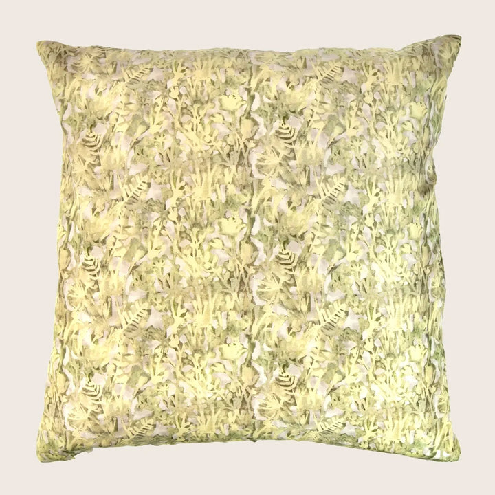 Ghost Print Silk Pillow