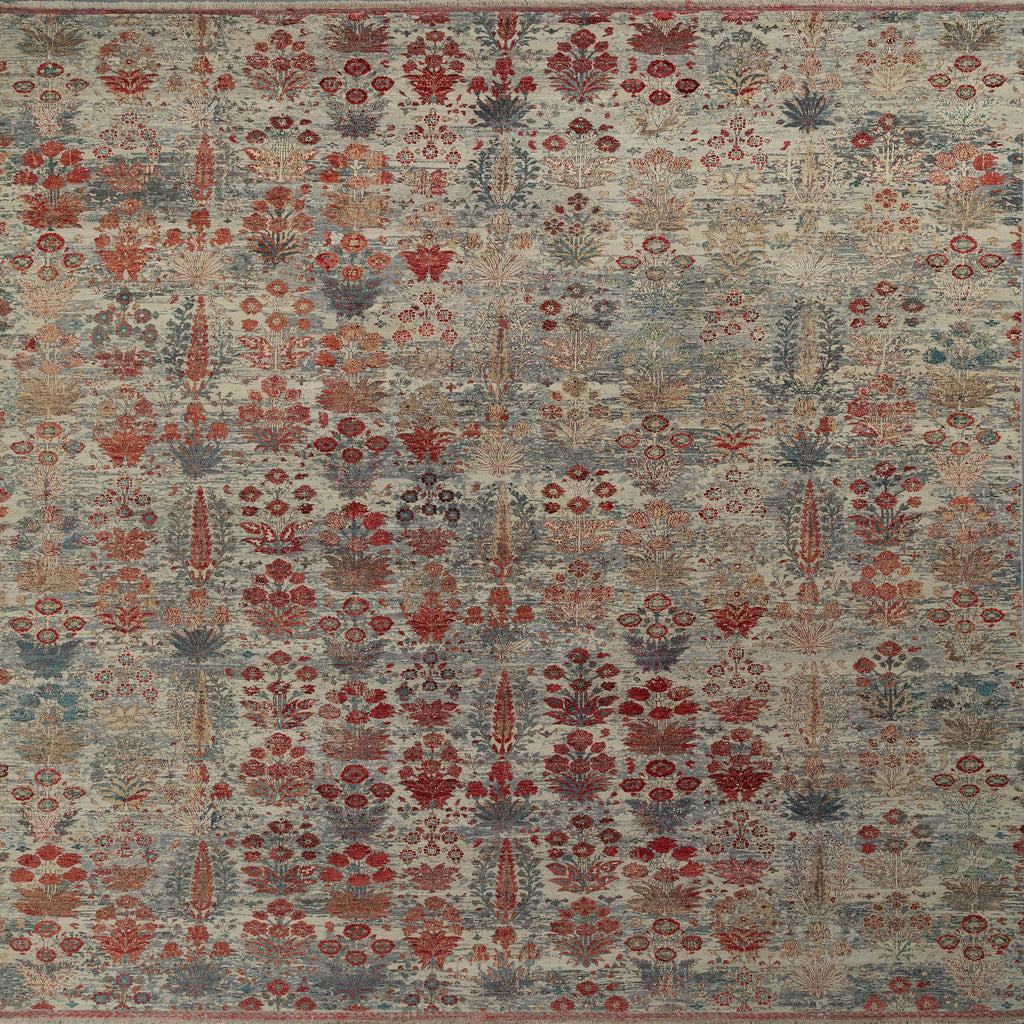 Multicolored Traditional Wool Rug - 9' x 12'