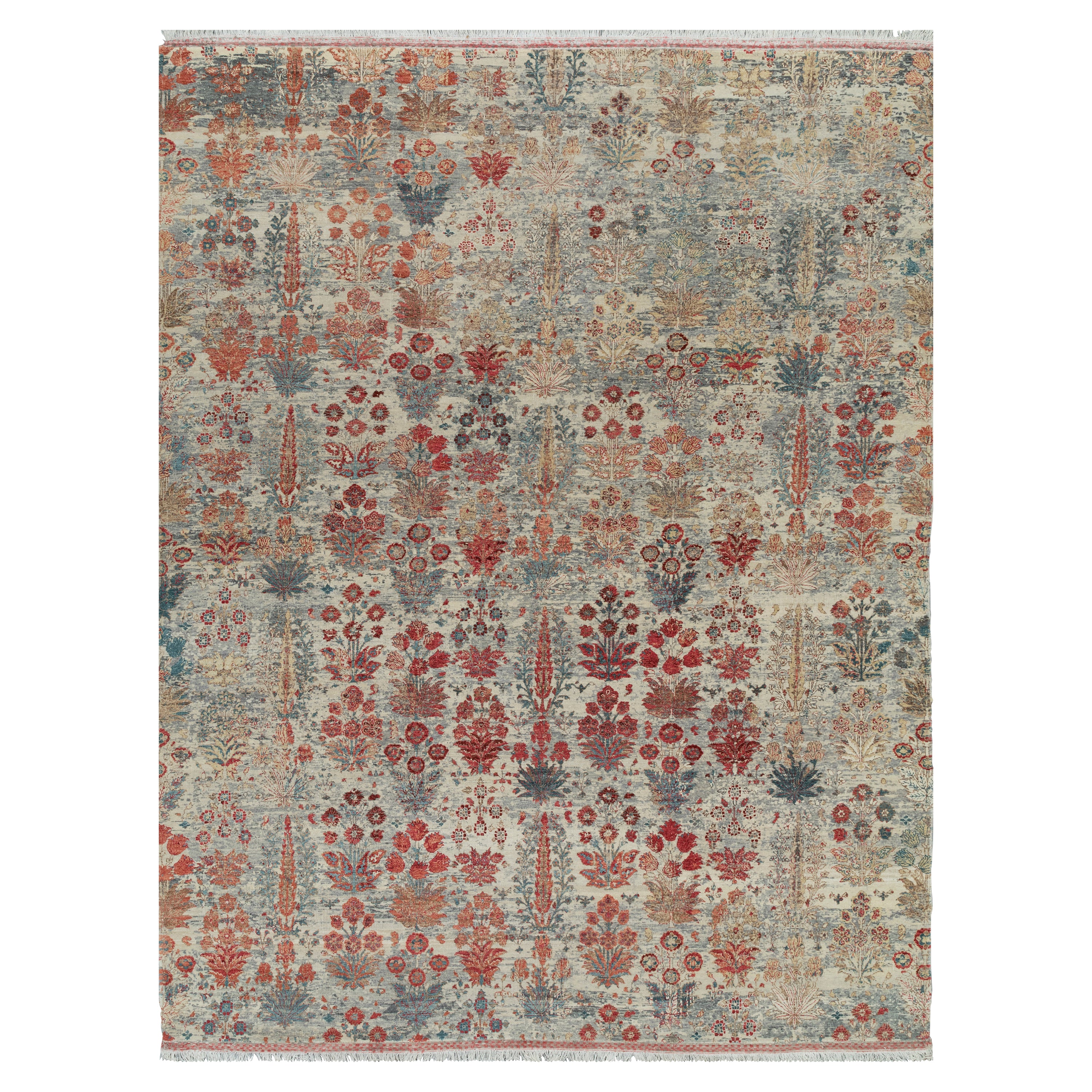 Multicolored Traditional Wool Rug - 10' x 14'