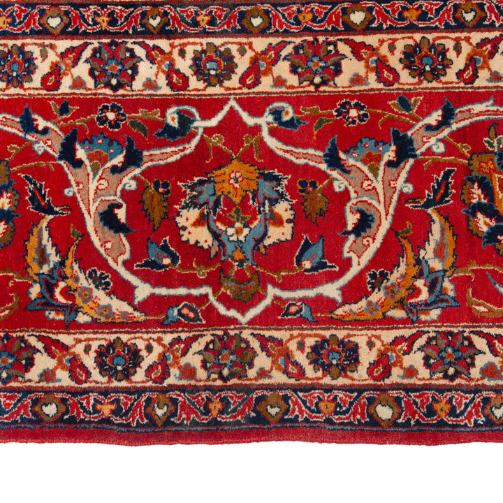 Red Vintage Traditional Wool Persian Rug - 12' x 18'8"