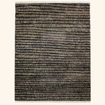Black and White Alchemy Contemporary Moroccan Wool Rug - 9'3" x 11'9"