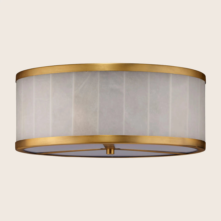 Upsala Alabaster Flush Mount