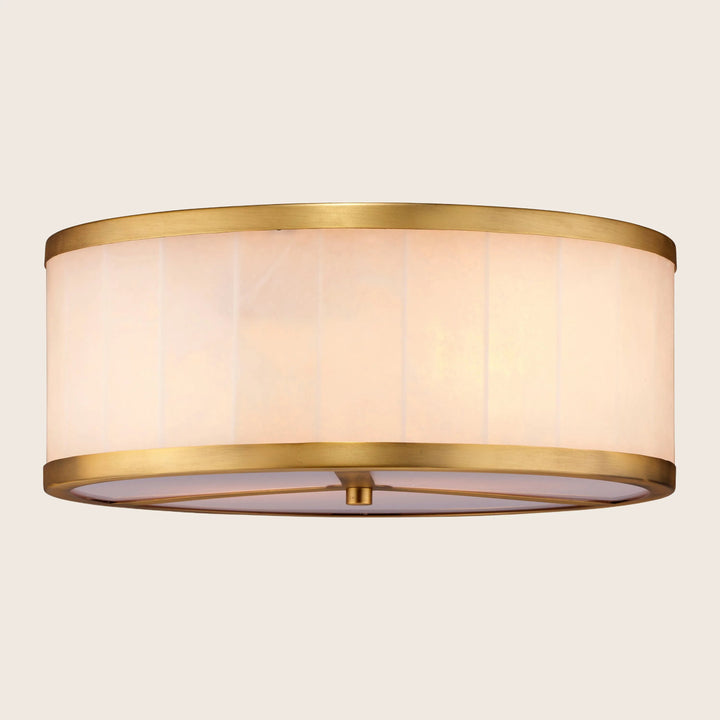 Upsala Alabaster Flush Mount