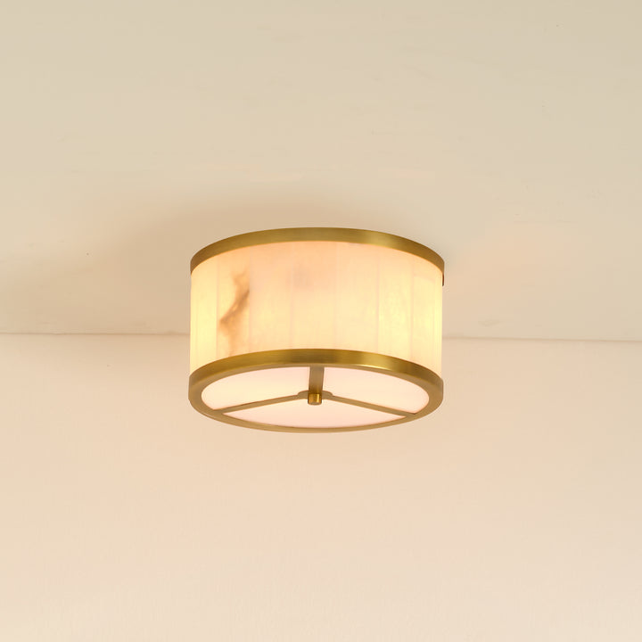 Upsala Alabaster Flush Mount
