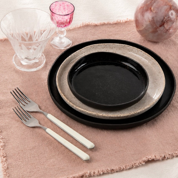 Speckled Stoneware Dinner Plate