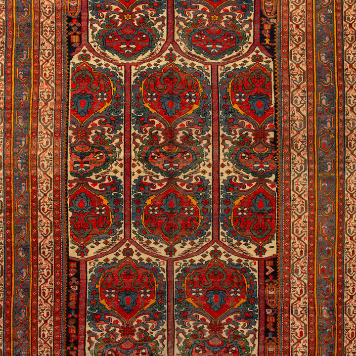 Red Antique Wool Persian Rug - 7'3" x 20'