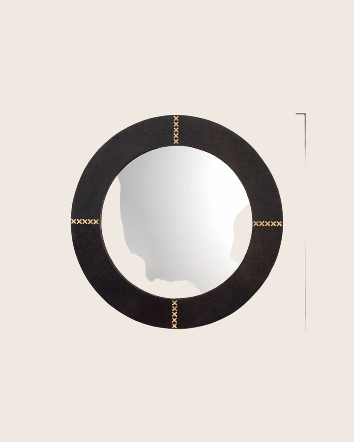 Round Cross Stitch Mirror