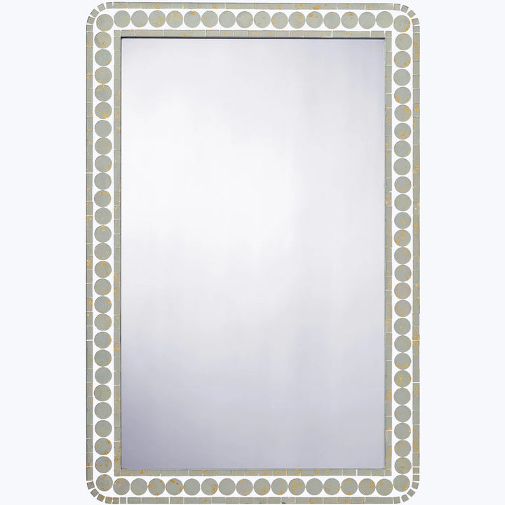 Penny Wood Rectangle Wall Mirror