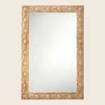 Relief Carved Rectangle Mirror