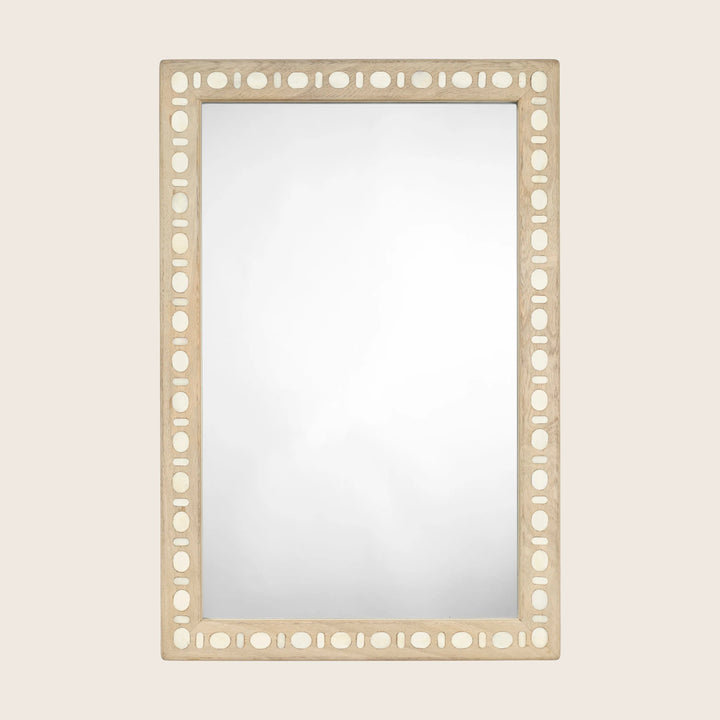 Sama Wood & Bone Inlay Mirror