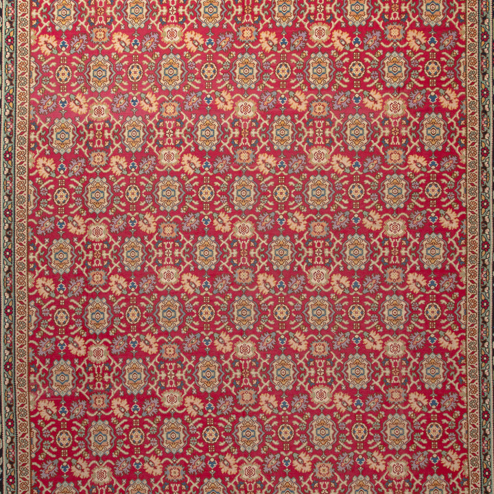 Red Flatweave Wool Rug - 16'1" x 25'2"