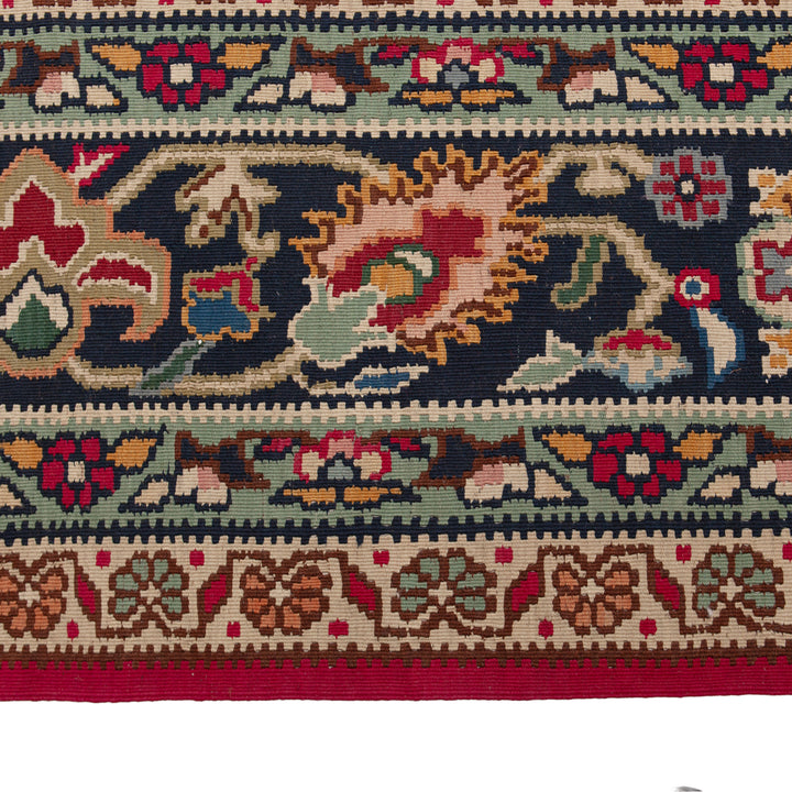 Red Flatweave Wool Rug - 16'1" x 25'2"