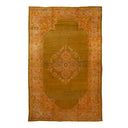 Gold Vintage Traditional Wool Rug - 10'2" x 15'8"