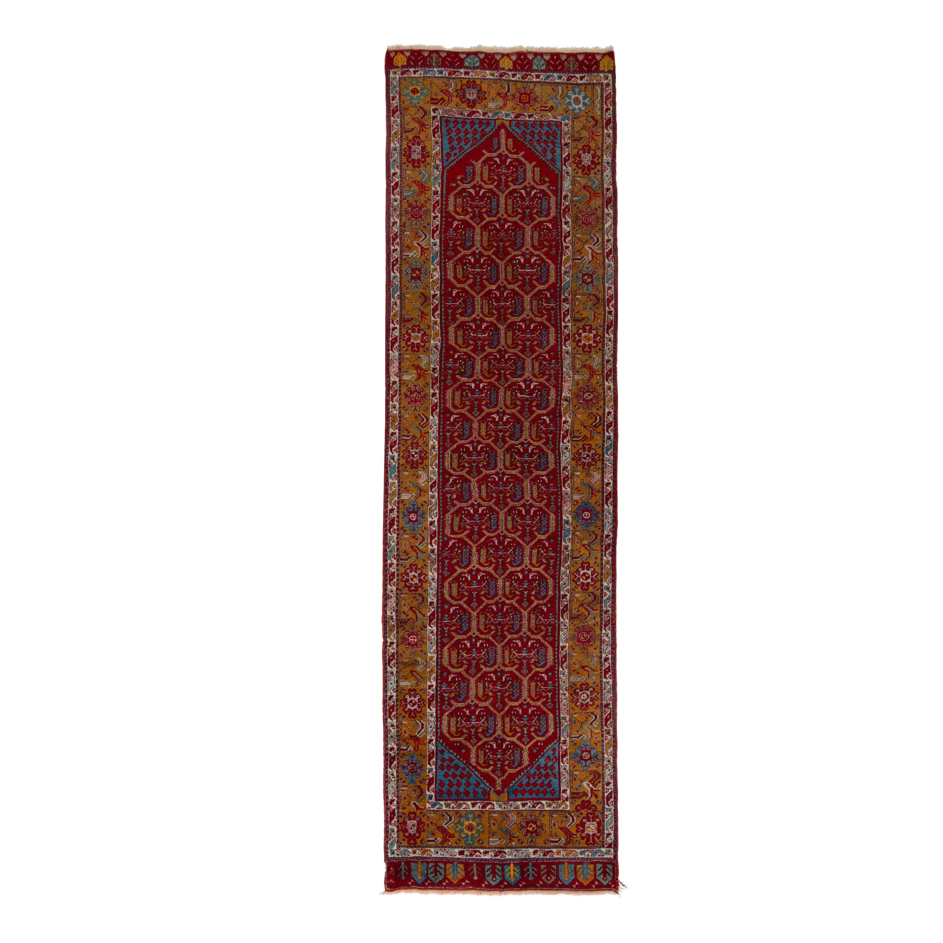 Traditional Wool Rug - 03'07" x 13'04" Default Title