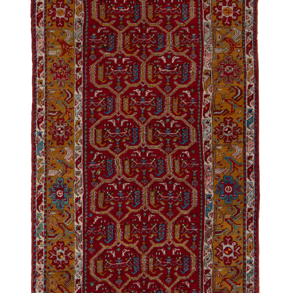 Traditional Wool Rug - 03'07" x 13'04" Default Title