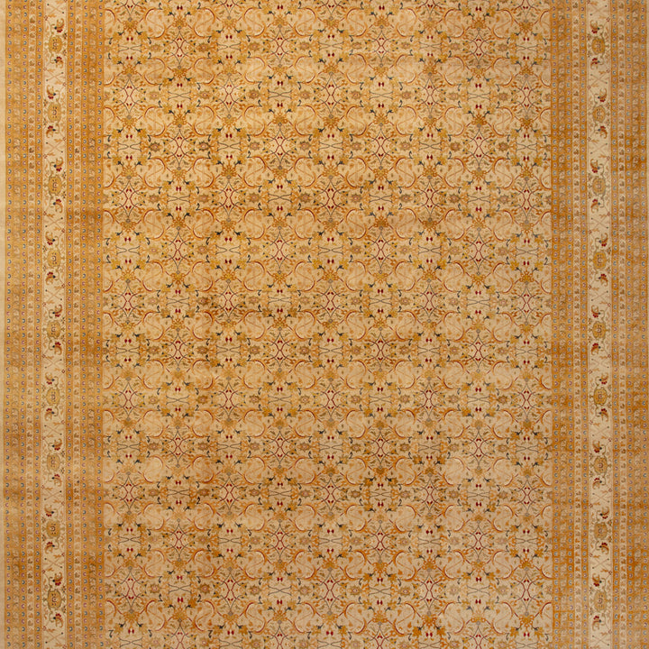 Grey Traditional Wool Rug - 12'3" x 18'2"