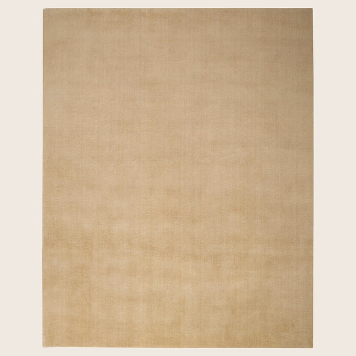 Solid Plush Cashmere Wool Blend Rug - 7'9" X 9'9"