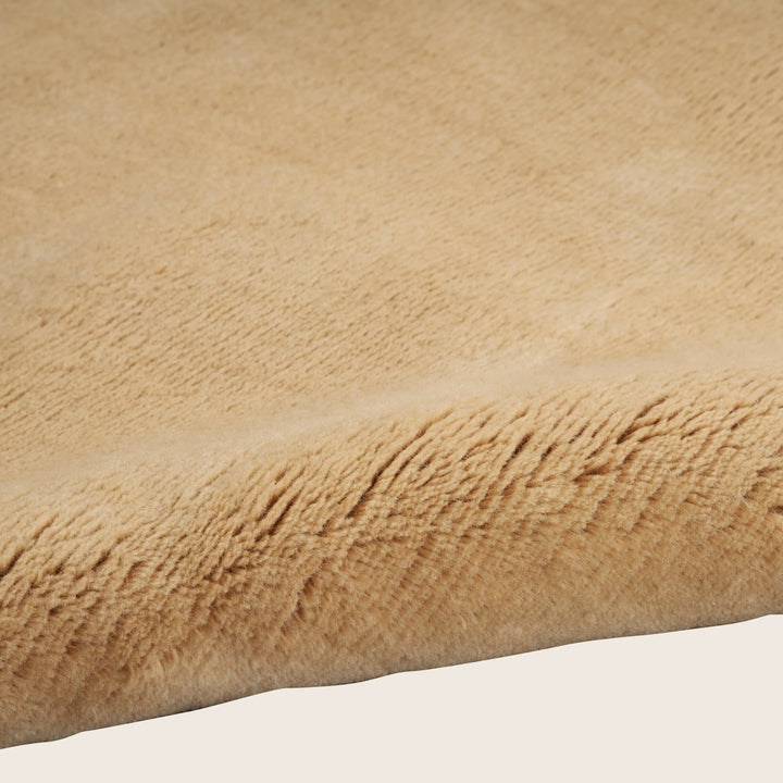 Solid Plush Cashmere Wool Blend Rug - 7'9" X 9'9"