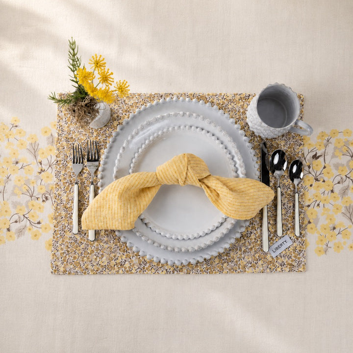 Mitsi/Wiltshire Blossom Placemat, Yellow
