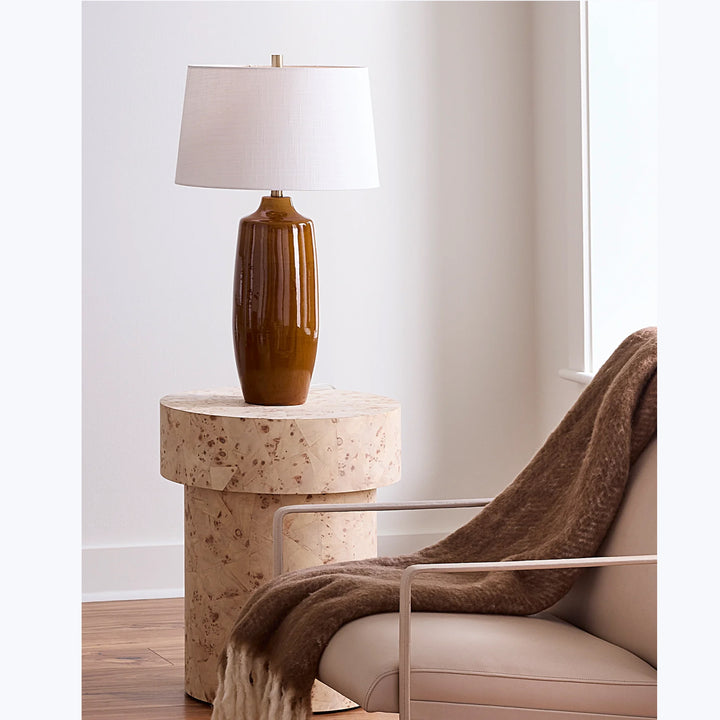 Toffee Ceramic Table Lamp