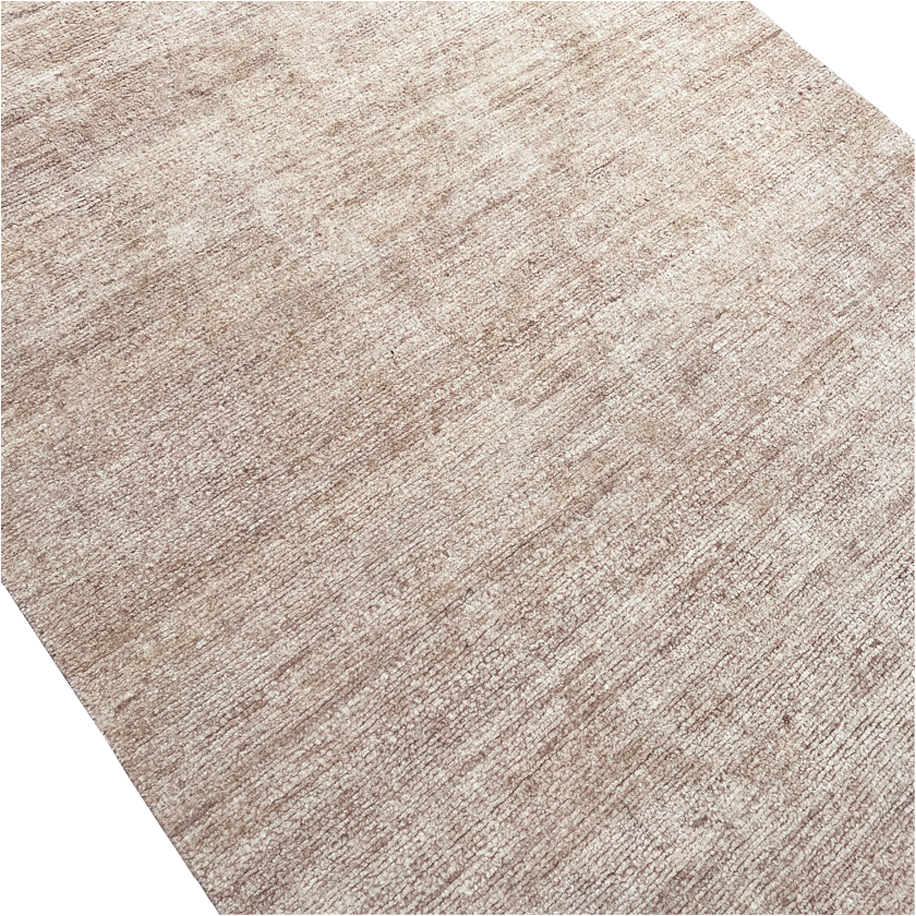 Textured Wool Silk Blend Rug - 6' x 9'