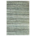 Textured Wool Silk Blend Rug - 6' x 9'