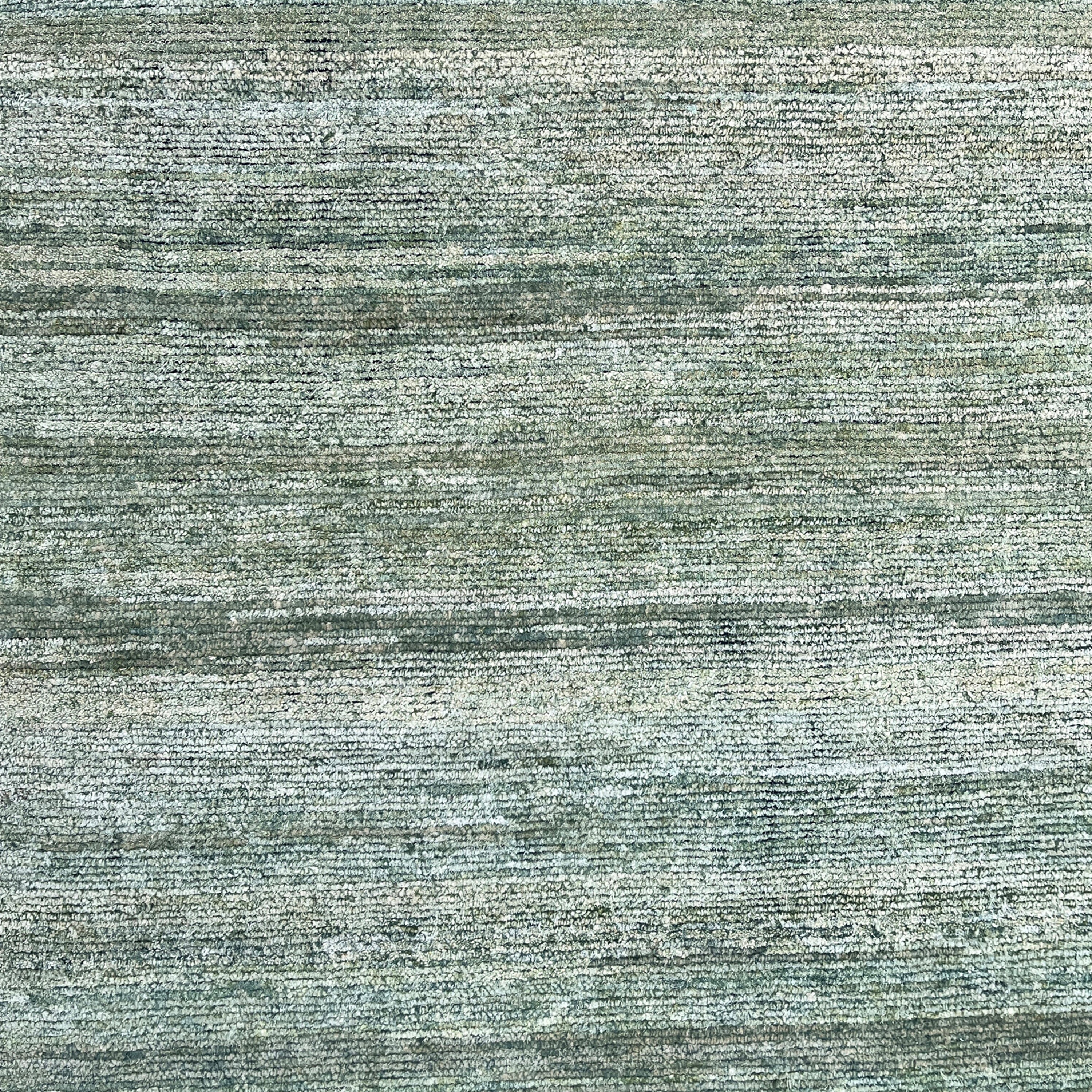 Textured Wool Silk Blend Rug - 6' x 9'