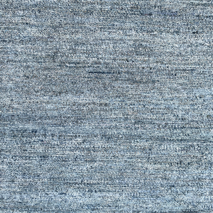 Textured Wool Silk Blend Rug