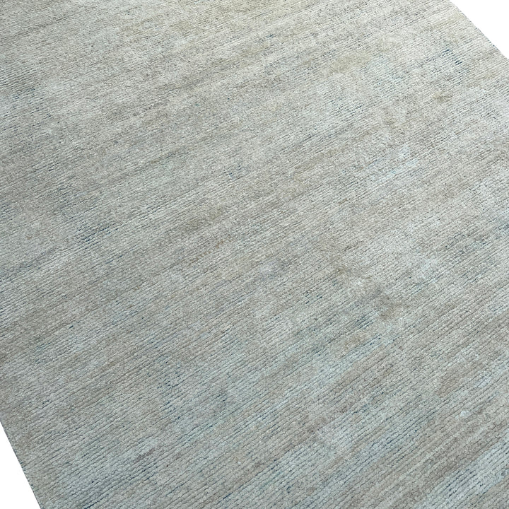 Textured Wool Silk Blend Rug