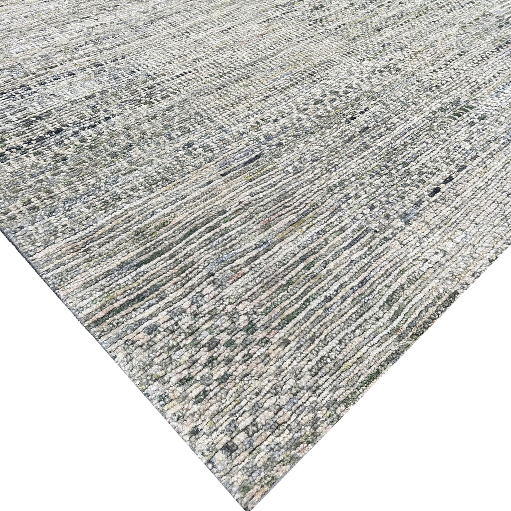 Sage Contemporary Wool Silk Blend Rug - 8'4" x 10'2"