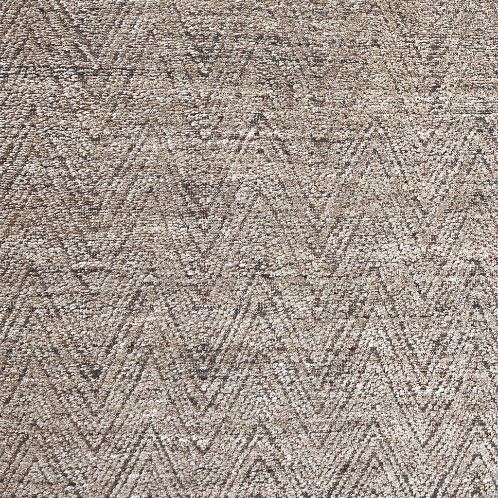 Grey Contemporary Wool Rug - 6'3" x 9'1"