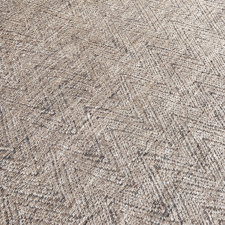 Grey Contemporary Wool Rug - 6'3" x 9'1"