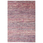 Pink Contemporary Wool Silk Blend Rug