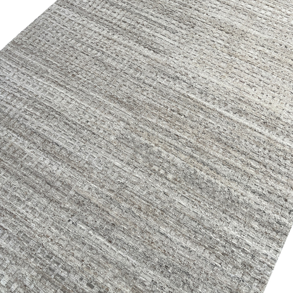 Natural Textured Wool Rug - 6'1" x 9'