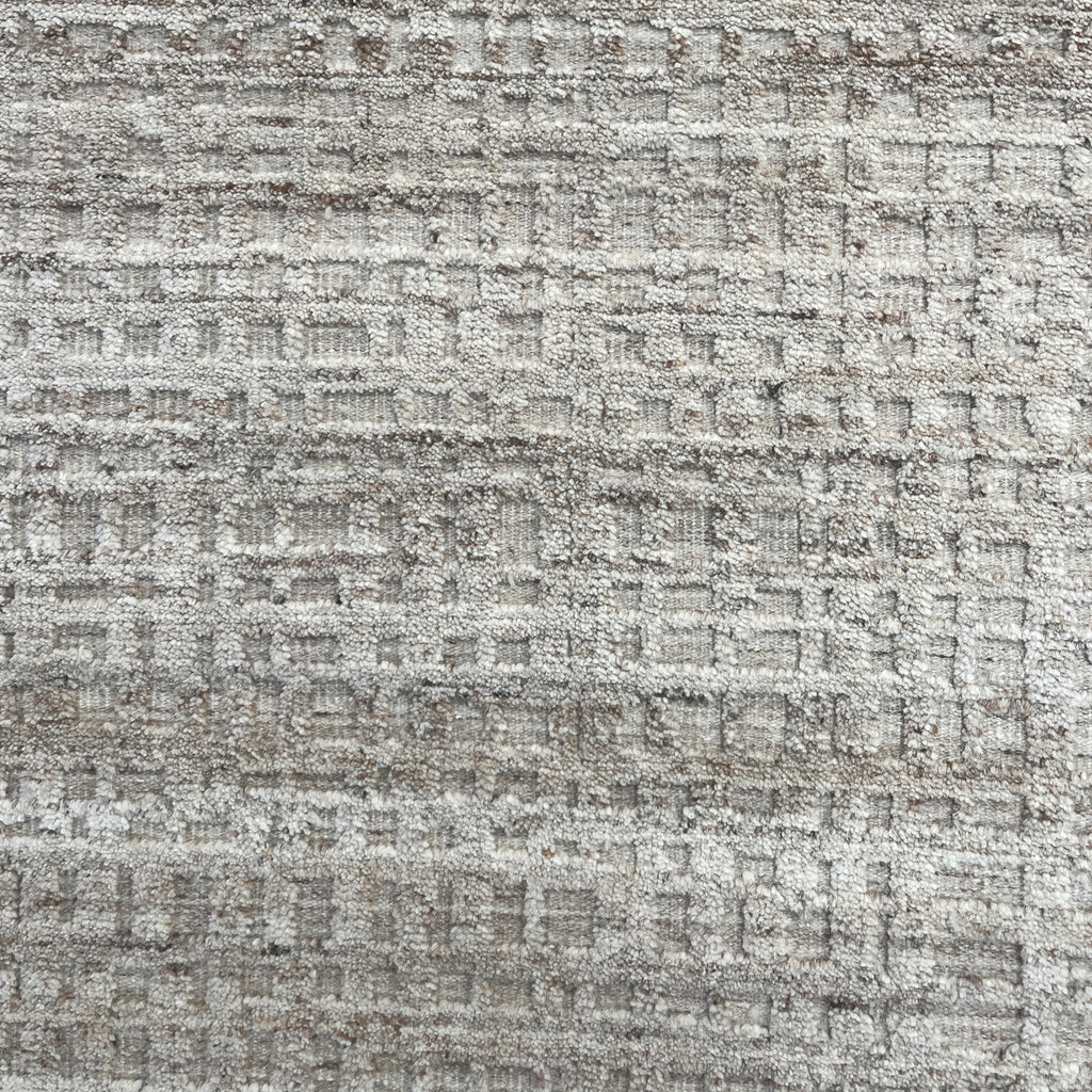 Natural Textured Wool Rug - 6'1" x 9'