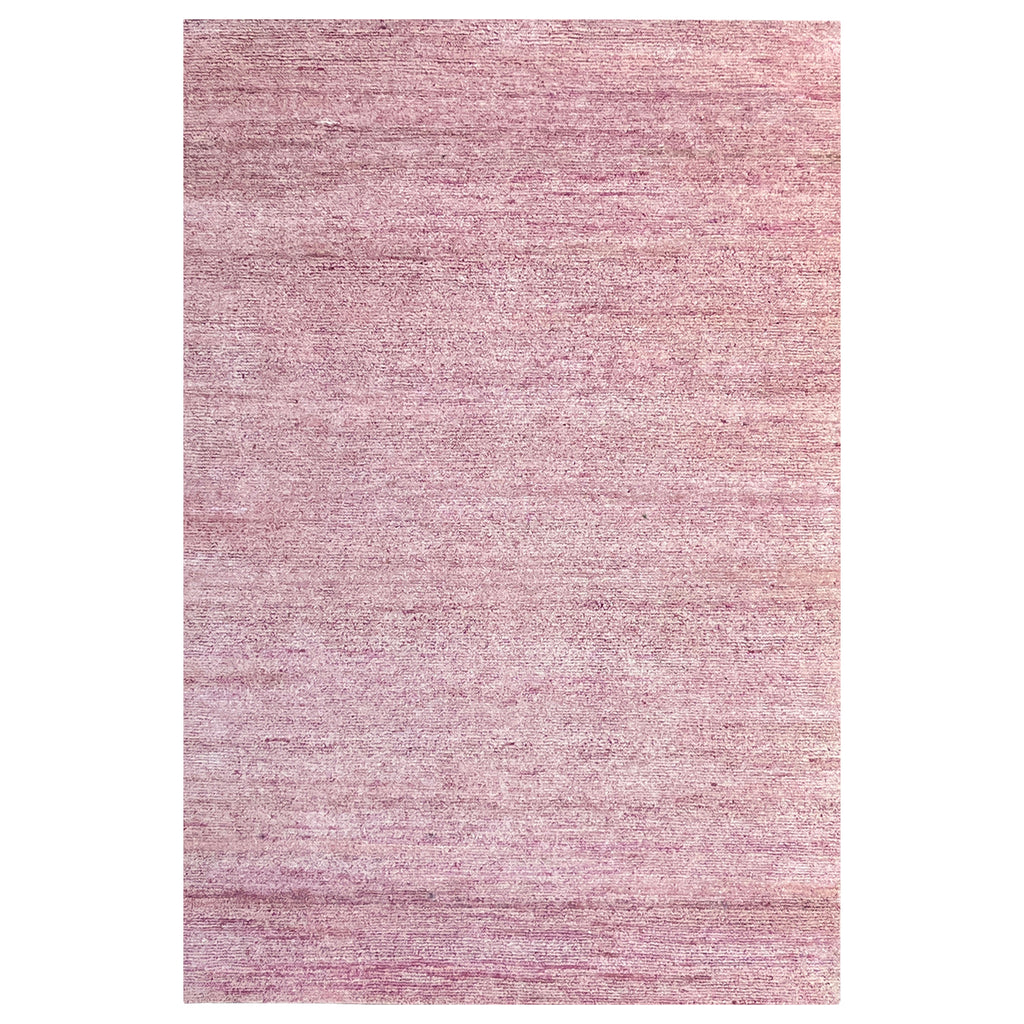 Textured Wool Silk Blend Rug - 6' x 9'