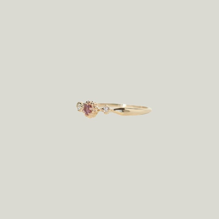 Lavender Sapphire Gwah Ring Supreme