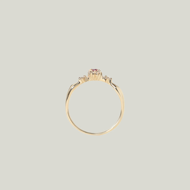 Lavender Sapphire Gwah Ring Supreme