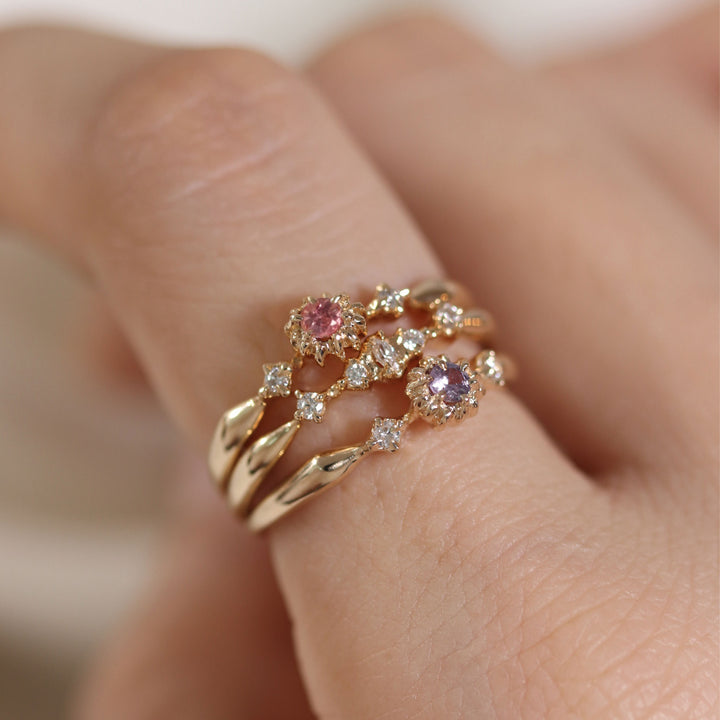 Lavender Sapphire Gwah Ring Supreme