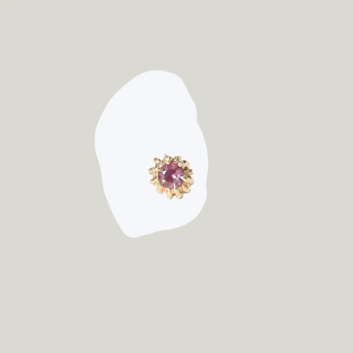 Pomme Ruby Gwah Stud (Single)