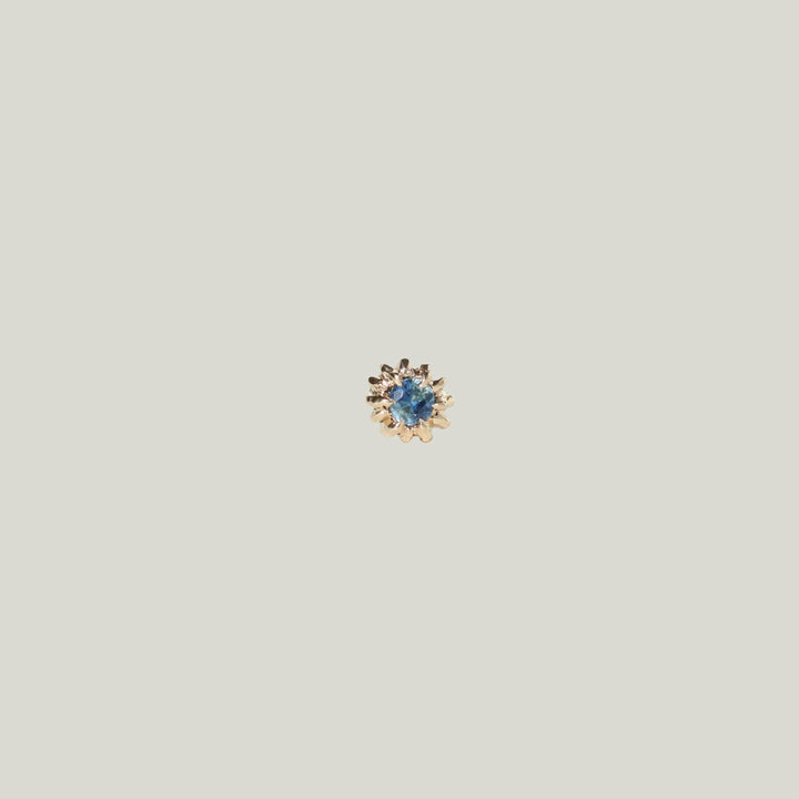 Blue Sapphire Gwah Stud (Single)
