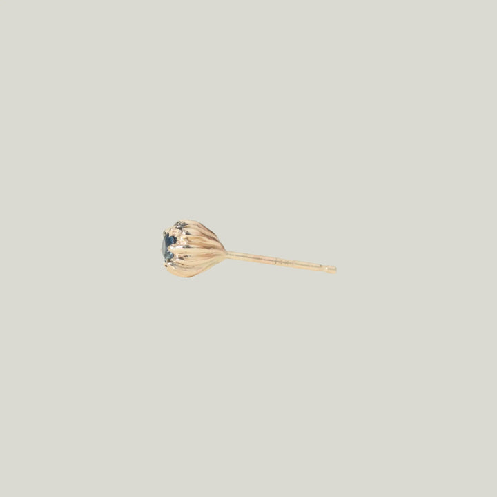 Blue Sapphire Gwah Stud (Single)
