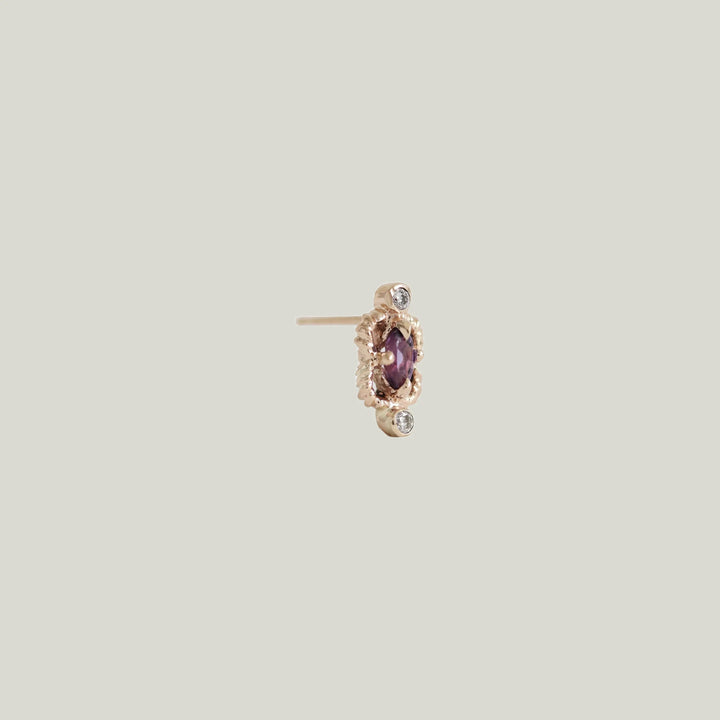 Amethyst Nuhte Earring (Single)